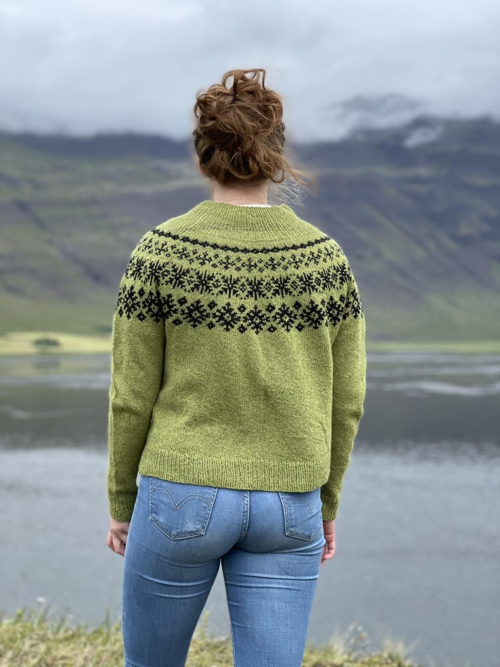 Helgarut í fallegri peysu. MYND AÐSEND