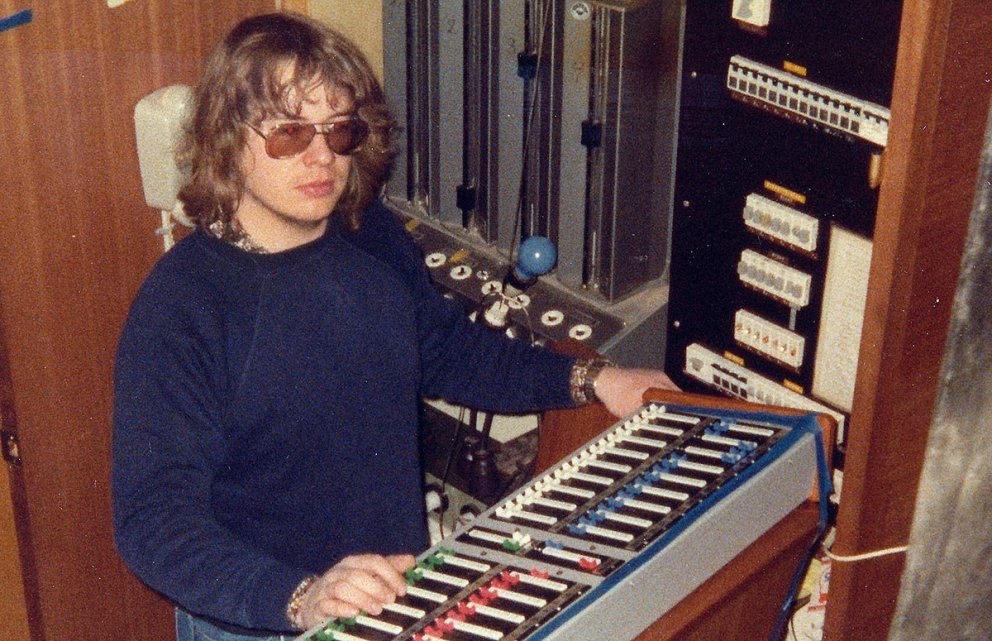 Helgi á græjunum. MYND ÚR SAFNI HELGA