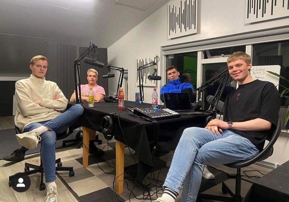 Umsjónarmenn Frekjukastsins nokkuð rólegir. MYND FRÁ EYSTEINI