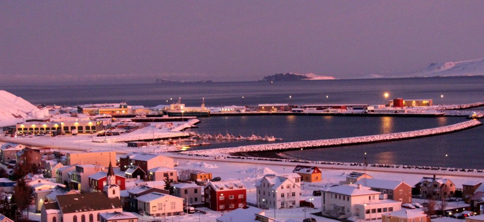 Vélaþjónustan Messuholti mun byggja skjólgarð við smábátahöfnina á Sauðárkróki. Mynd/BÞ