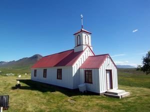 Hofskirkja á Höfðaströnd. Mynd:Minjastofnun.is
