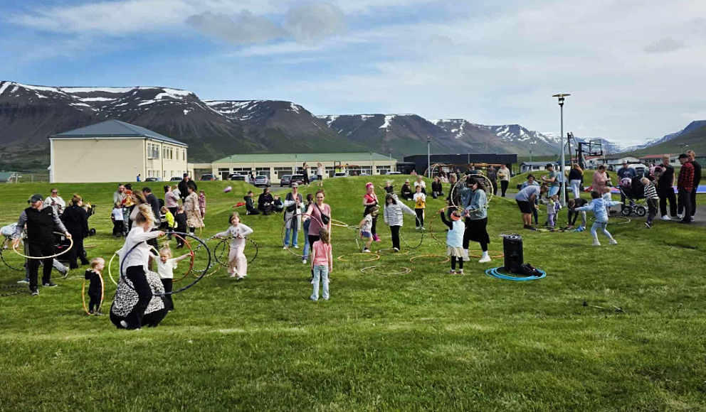 Fjör í fyrra. MYND AF FB SÍÐU HOFSÓS HEIM