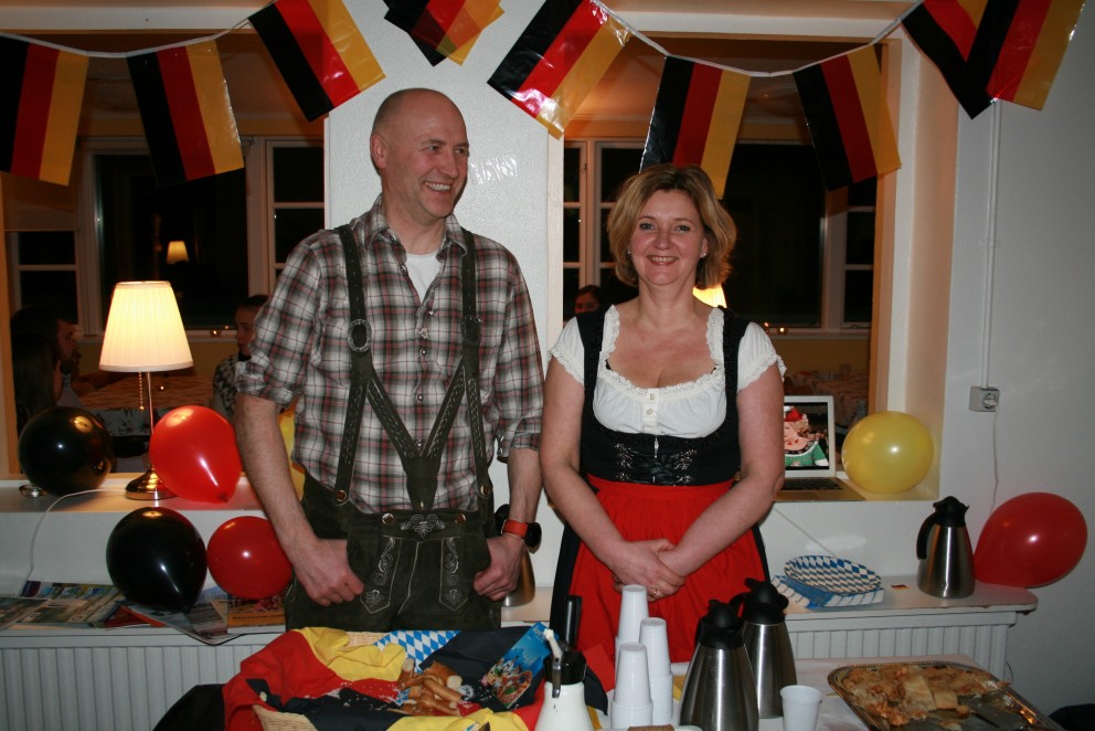 Frá fjölþjóðlegri matarhátíð nema í ferðamáladeidl á Hólum í febrúar sl. Mynd: KSE.