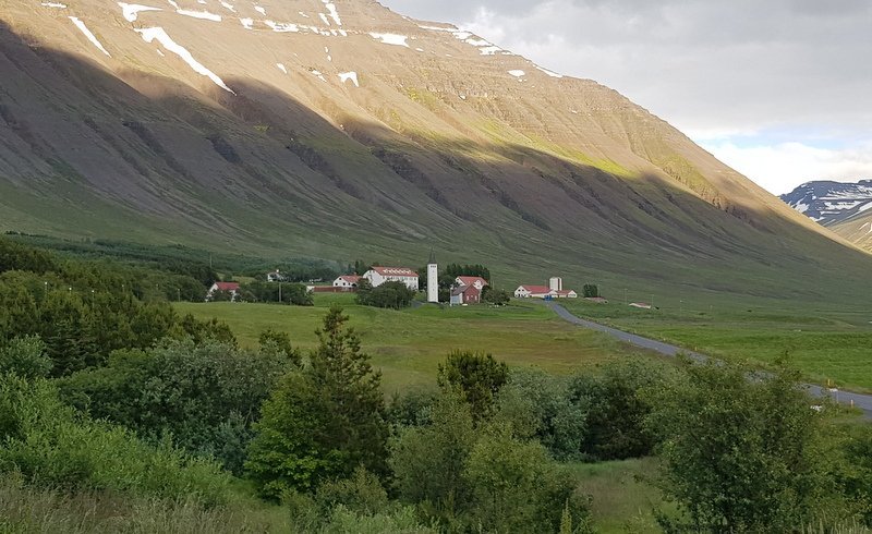 Hólar í Hjaltadal í júlí 2022. Mynd: PF.