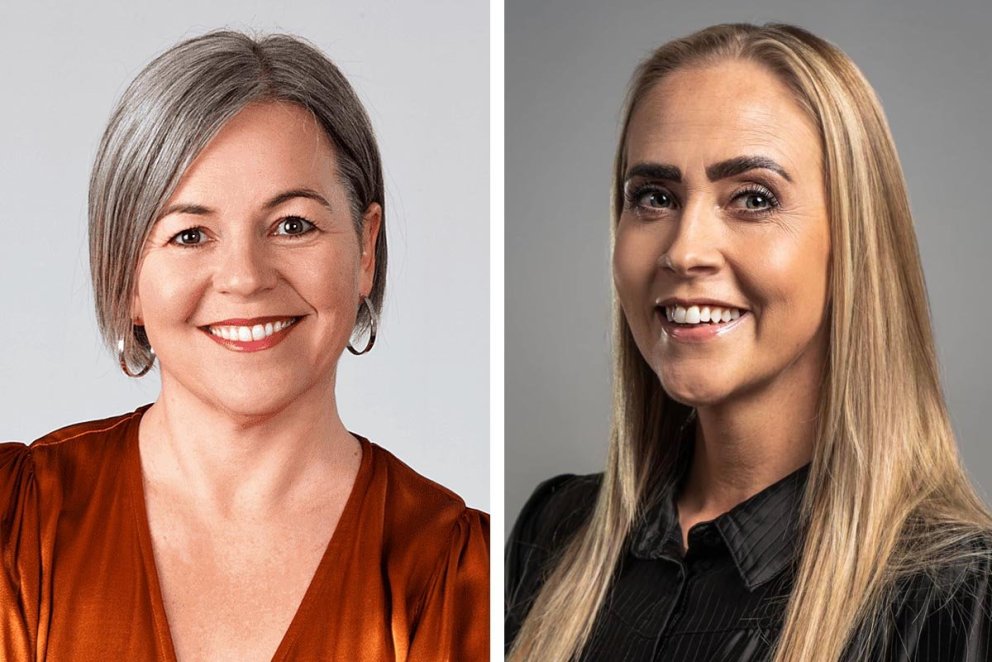 Hólmfríður og Álfhildur.