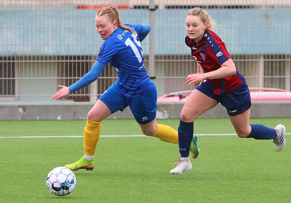 Hugrún gerði mark Tindastóls í dag. MYND: ÓAB