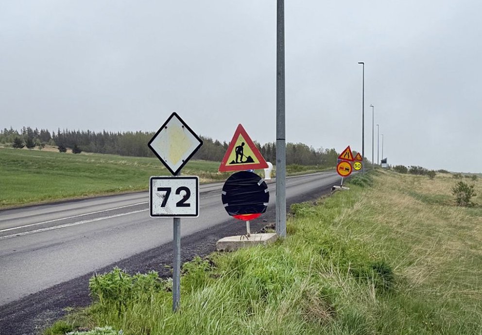 Framkvæmdirnir eru á kaflanum frá þjóðvegi 1 og til Hvammstanga. MYND AF HÚNAÞING.IS