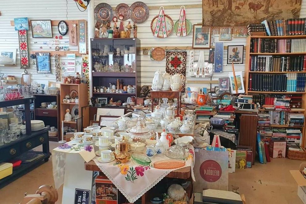 Frá Nýtjamarkaðnum. MYND AF FB