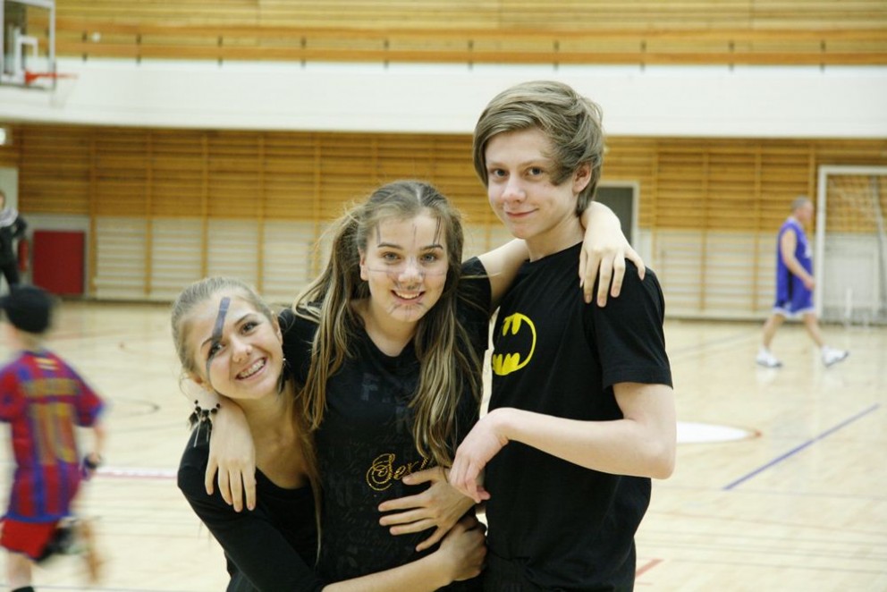 Brugðið á leik á Íþróttadegi Árskóla