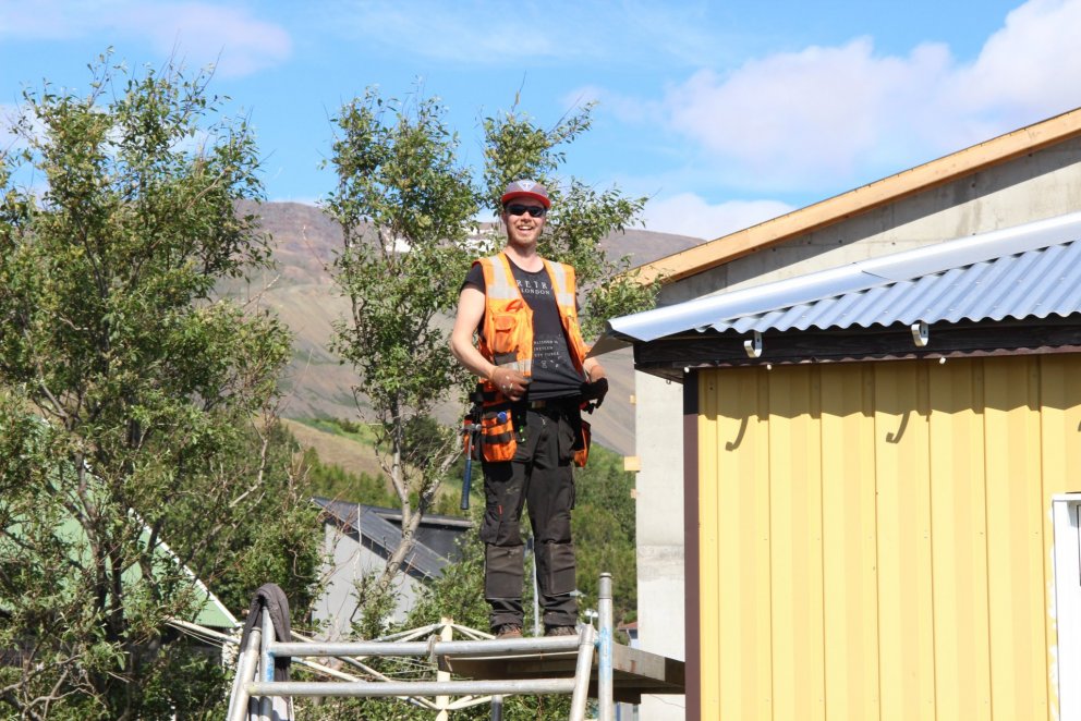 Jón Gestur smiður, trommari og snillingur. Mynd: SMH