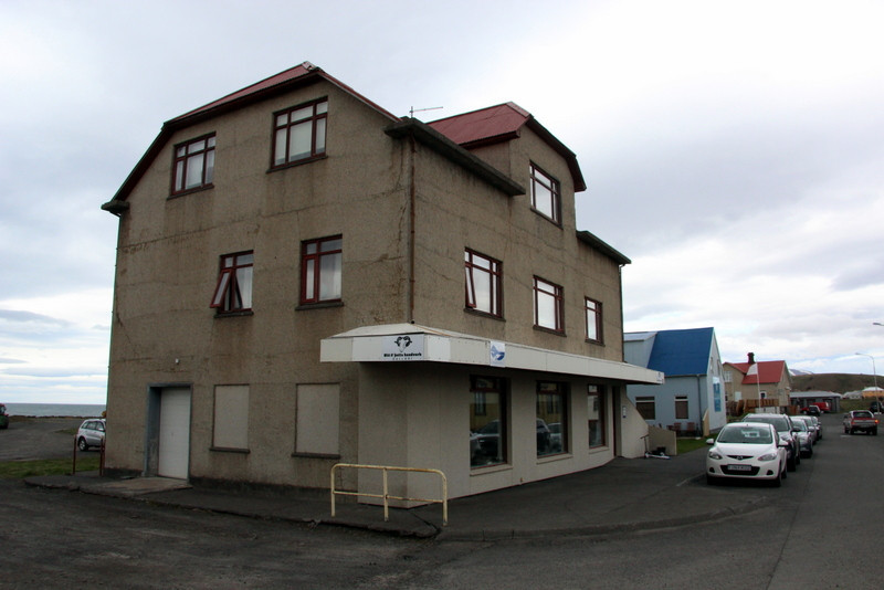 Aðalgata 8 á Blönduósi þar sem Upplýsingamiðstöðin er til húsa. Mynd:FE