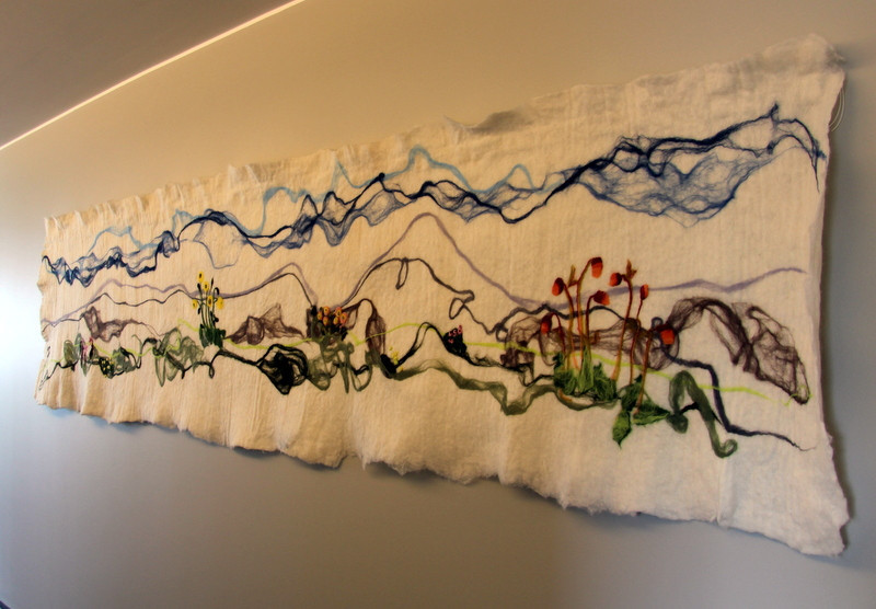 Eitt verkanna á sýningunni. Mynd:FE