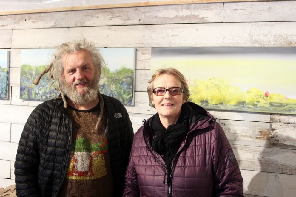 Jón Eiríksson og Jóna Halldóra/Mynd: BG