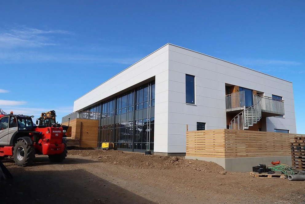 Hús Byggðastofnunar verður hið glæsilegasta. MYNDIR: ÓAB