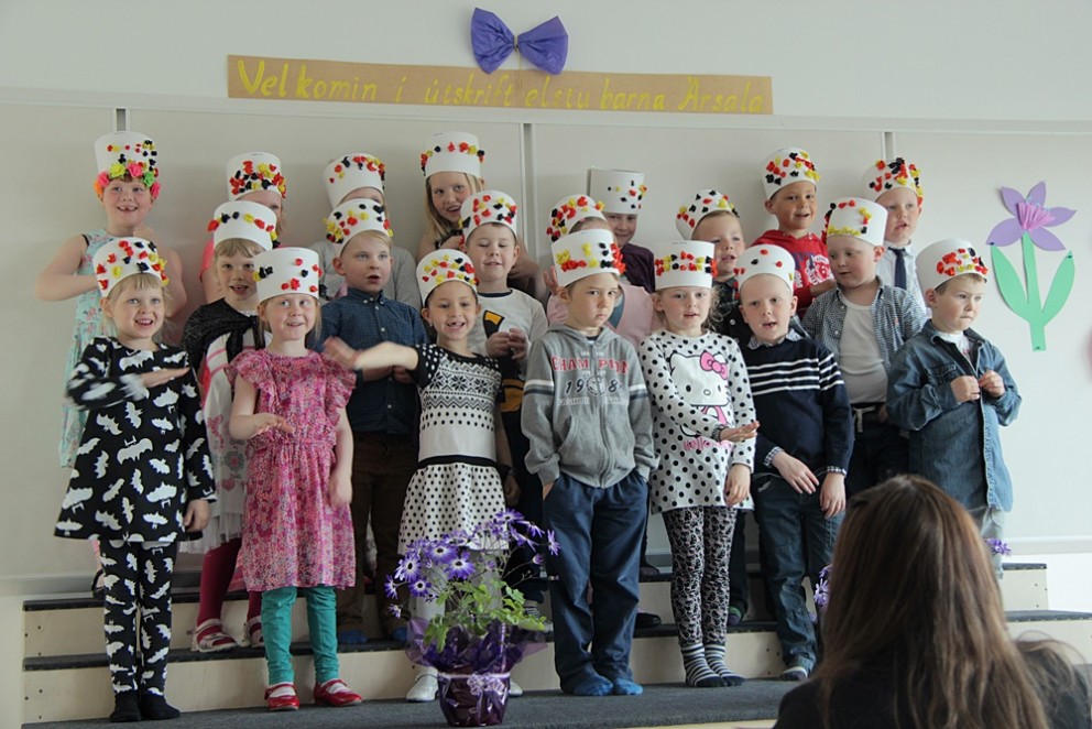 Útskrift skólahóps Ársala