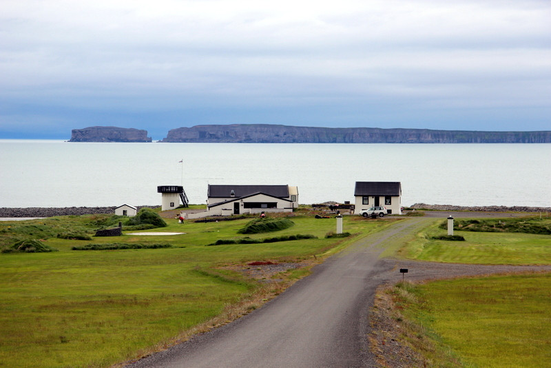 Lónkot í Sléttuhlíð. Málmey í bakgrunni. Mynd: FE