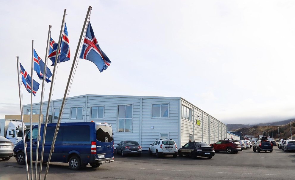 Húsakynni Fiskmarkaðs Sauðárkróks á Sandeyrinni á Króknum. MYNDIR: ÓAB