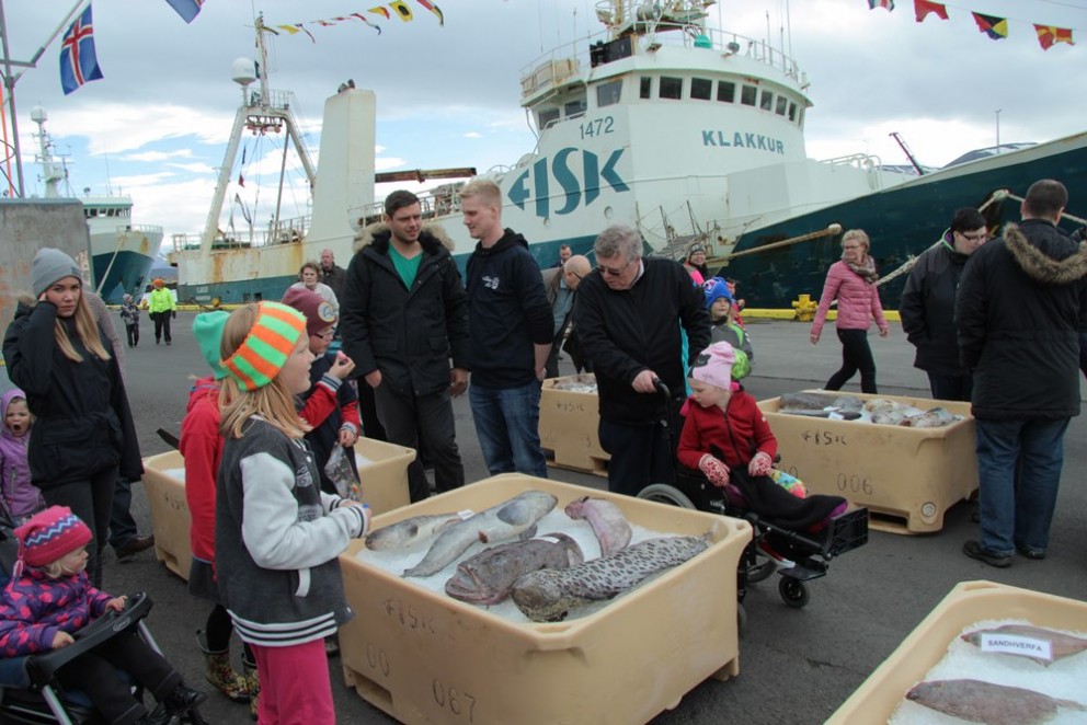 Svipmyndir frá Sjávarsælu á Sauðárkrókshöfn