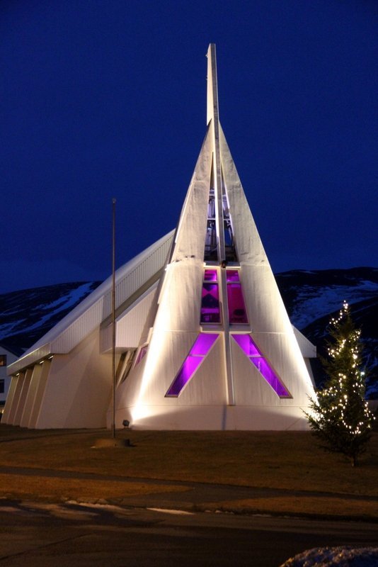 Hólaneskirkja á Skagaströnd. Mynd:FE