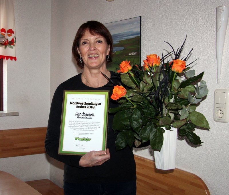 Maður ársins á Norðurlandi vestra, Ólöf Ólafsdóttir. Mynd:FE