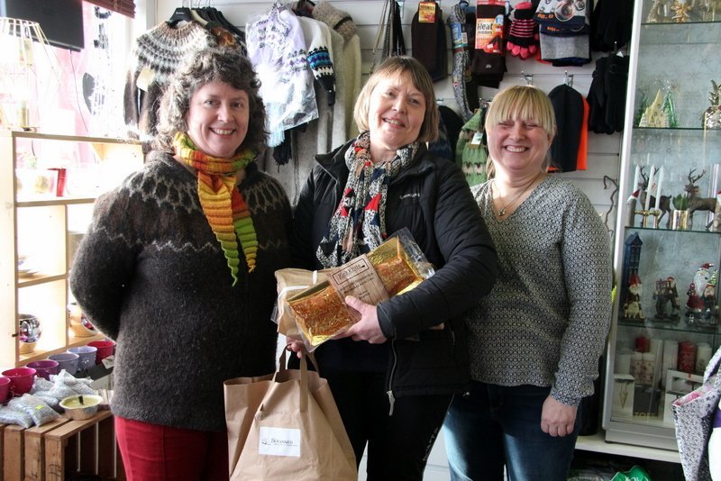 Frá REKO afhendingu á Blönduósi síðasta vetur.