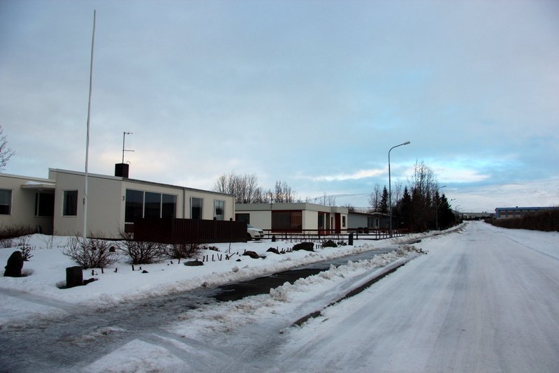 Stærstur hluti íbúðarhúsnæðis á Blönduósi er í einbýli. Mynd:FE