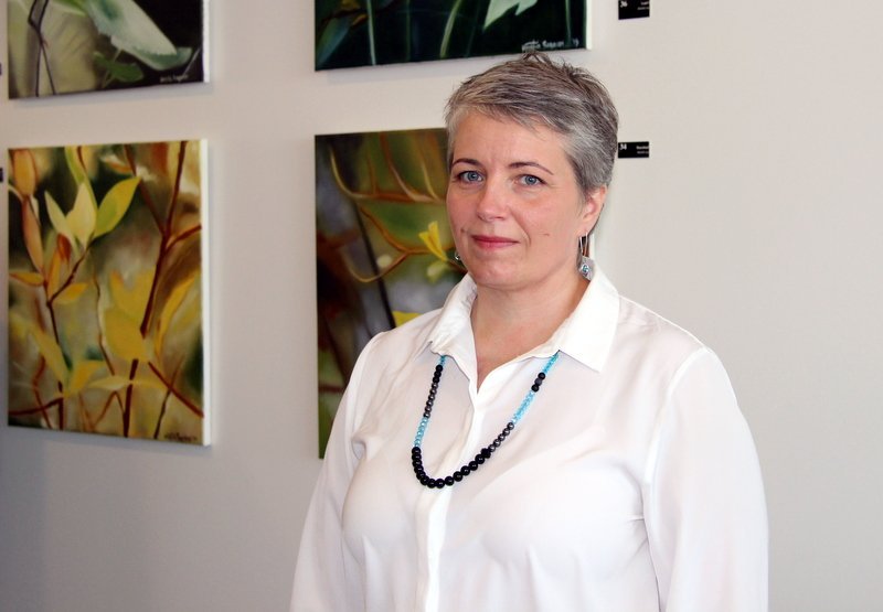 Kristín Ragnarsdóttir myndlistarkona. Mynd: PF.