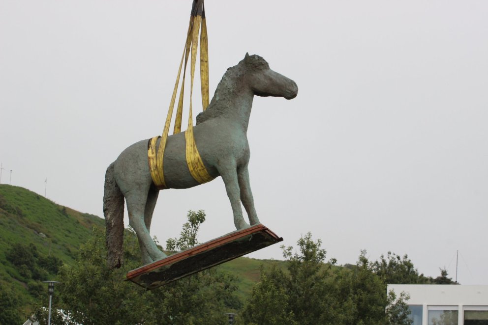 Faxi var síðan flugvakur eftir allt. Mynd: SMH