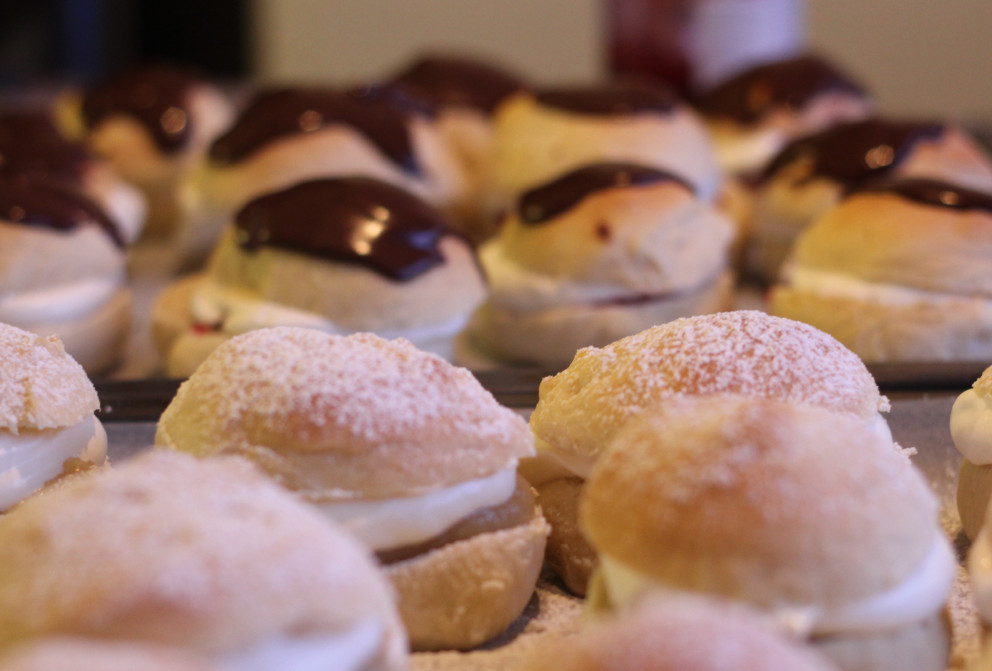 Sænskar bolludagsbollur. Mynd: Eldhússystur.