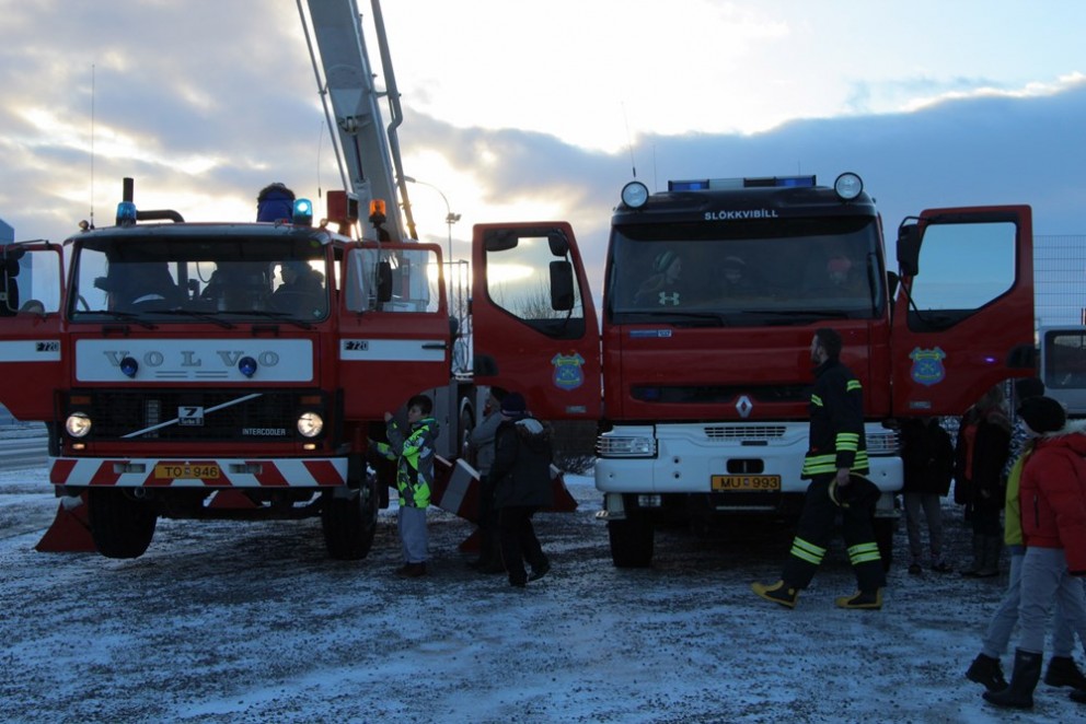 Tæki og tól vöktu lukku á 112 deginum