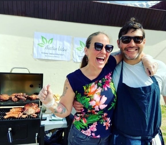 Inga og Edu á Frostastöðum taka þátt í Vaxtarrými með Austan Vatna. Mynd af ssnv.is.