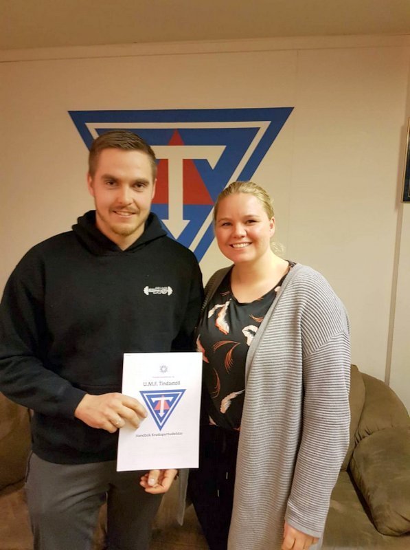 Guðmundur og Íris munu vinna að því að koma starfi unglingaráðs af stað. Mynd af tindatoll.is