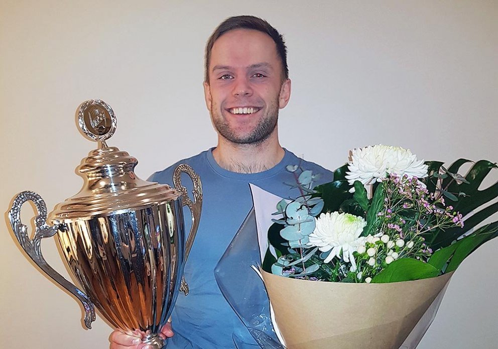 Ísak Óli Traustason er Íþróttamaður Skagafjarðar 2020. Þetta er í þriðja sinn sem Ísak Óli verður þessa heiðurs aðnjótandi en hann varð einnig fyrir valinu árin 2017 og 2019. AÐSEND MYND