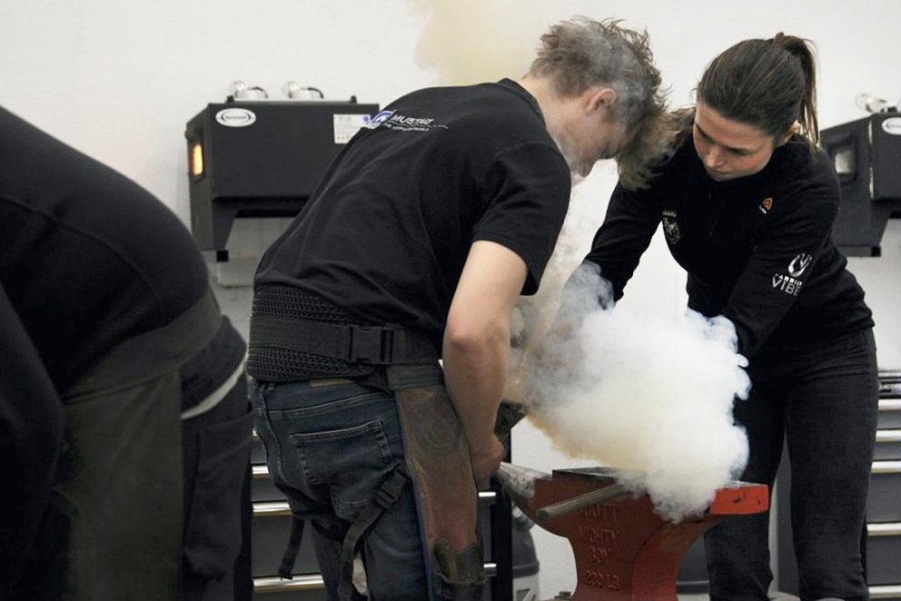 Frá mótinu á Hólum. MYND: VIOLETTA MOGWITZ