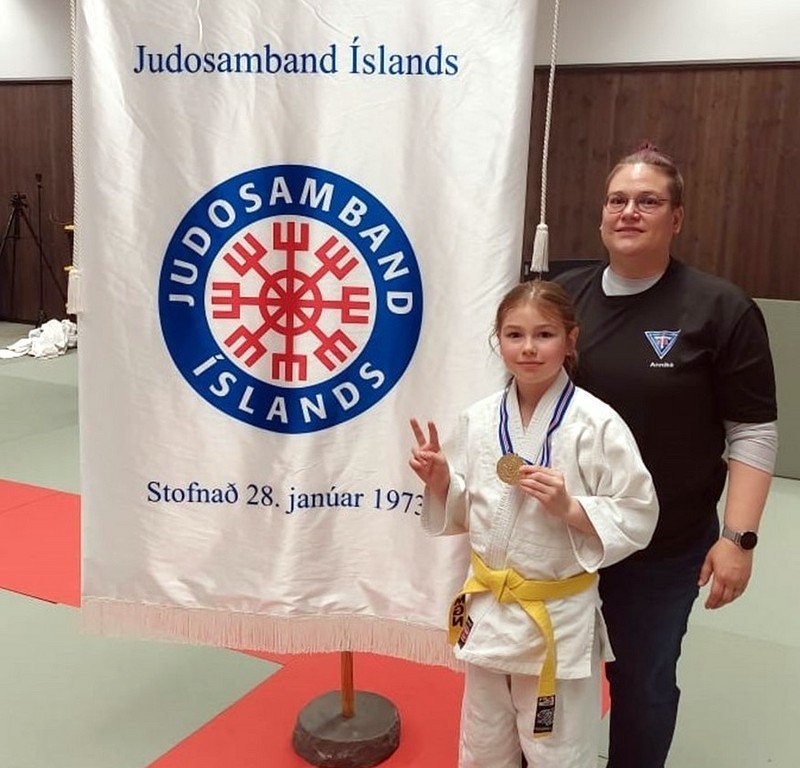 Jóhanna María Grétarsdóttir Noack, Íslandsmeistari í júdó. Mynd: Grétar Karlsson