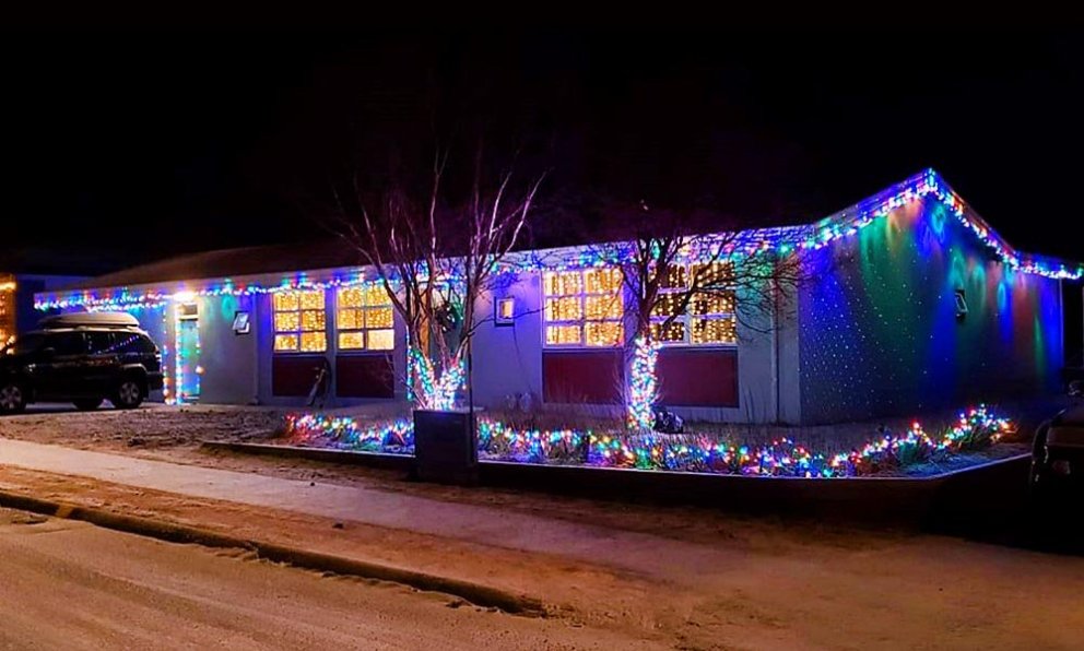 Heiðarbraut 12 á Blönduósi. MYND: HÚNI.IS