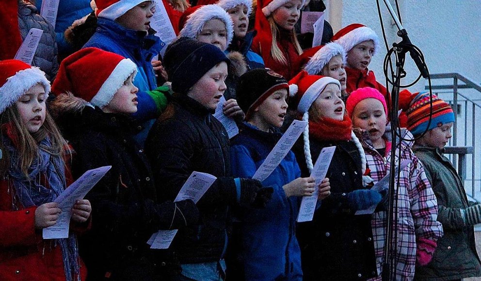 Jólast á Kirkjutorginu 2015. NYND: ÓAB