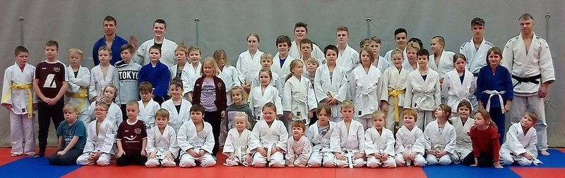 Þátttakendur á æfingabúðunum. Mynd: Einar Örn Hreinsson.