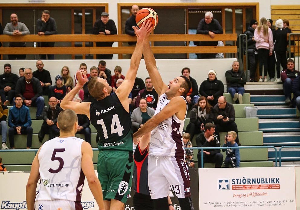 Antanas í leiknum gegn Þór Þorlákshöfn. MYND: HJALTI ÁRNA