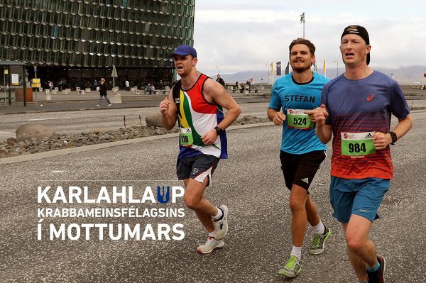 Karlahlaup Krabbameinsfélagsins fer fram sunnudaginn 1. mars