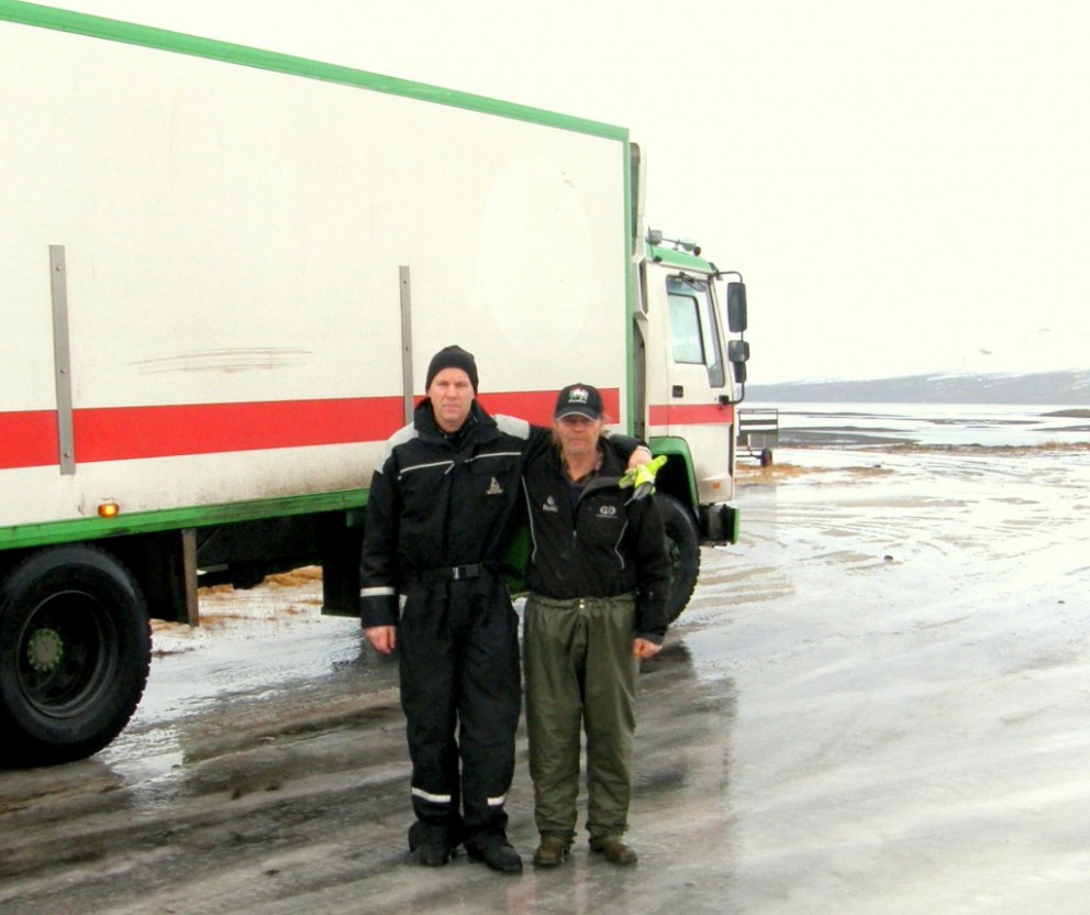 Hestaflutningamaður komst í hann krappan