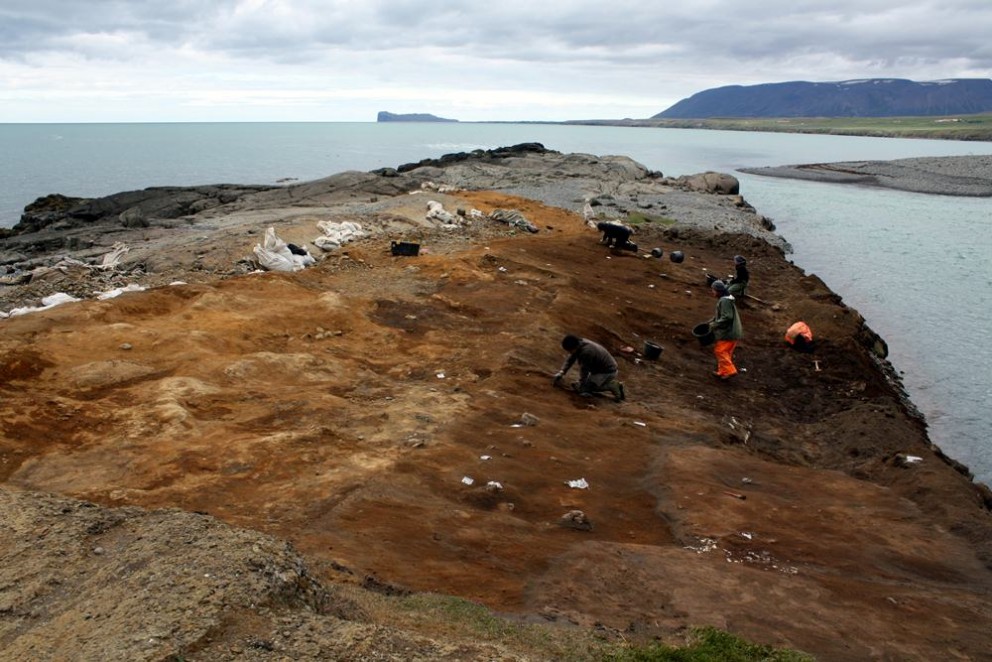 Mikil spjöll vegna ágangs sjávar