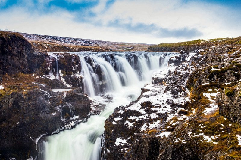 Kolufossar í Víðidal eru meðal fallegra fossa á Norðurlandi. Mynd:Facebooksíðan Norðurland