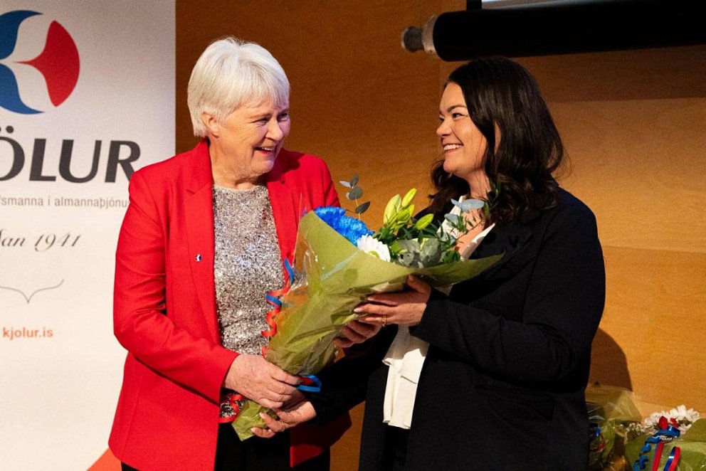 Arna Jakobína og Hulda Guðmundsdóttir. MYND AF KJÖLUR.IS