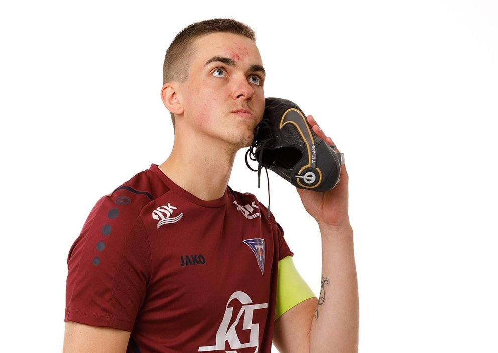 Það vantar þjálfaramynd af Konna – menn geta leyft sér ýmislegt sem fyrirliðar. MYND: DAVÍÐ MÁR