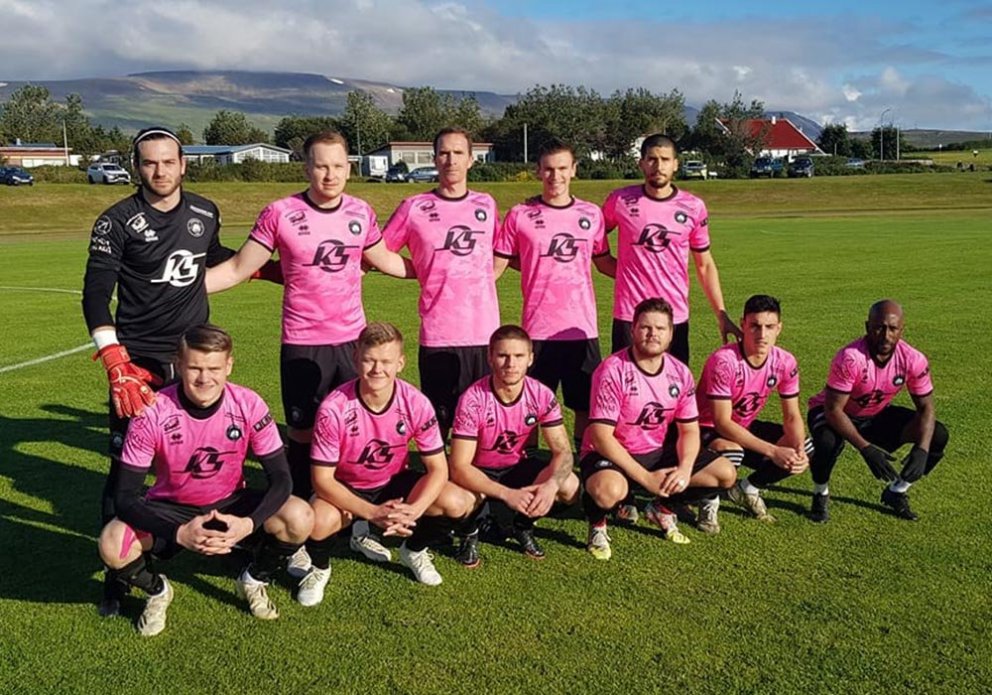 Lið Kormáks/Hvatar. MYND AF AÐDÁENDASÍÐUNNI