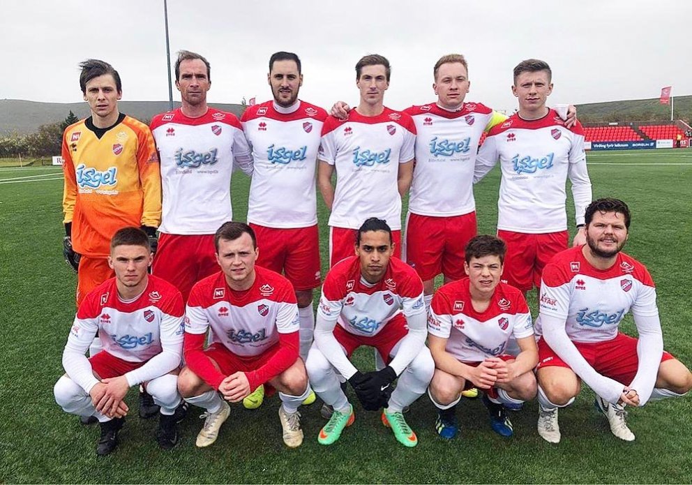 Lið Kormáks/Hvatar. MYND AF FB