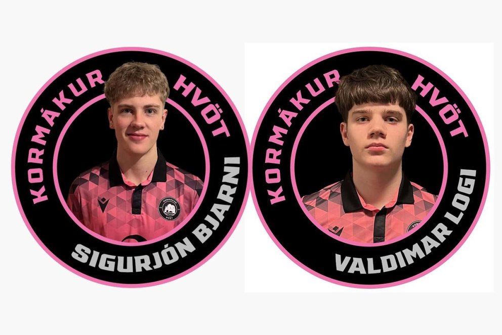 Sigurjón Bjarni og Valdimar Logi. MYNDIR AF AÐDÁENDASÍÐU KORMÁKS