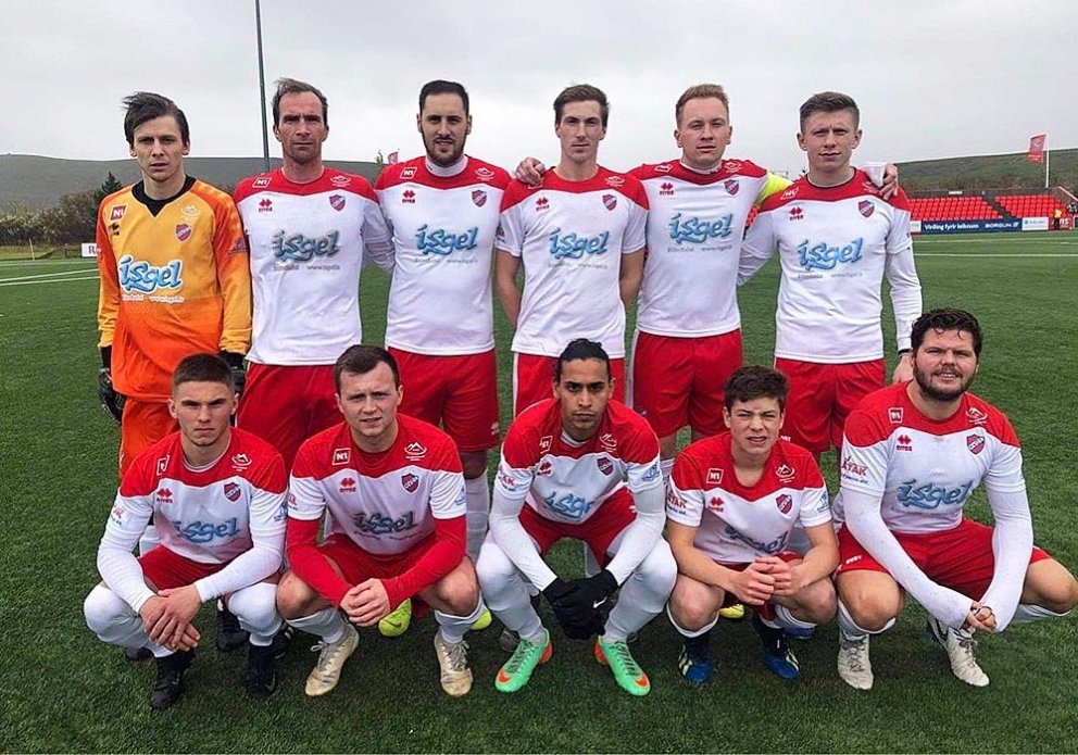 Leikmenn Kormáks/Hvatar til í slaginn. MYND AF FB