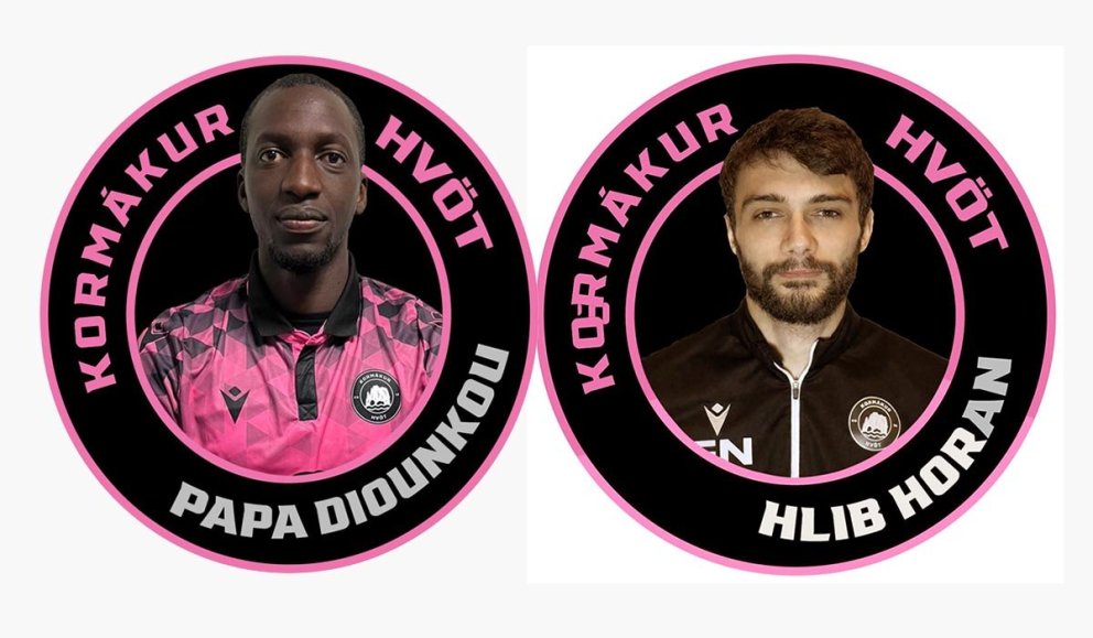 Papa og Hlib klárir í slaginn. MYNDIR AF AÐDAÉNDASÍÐUNNI